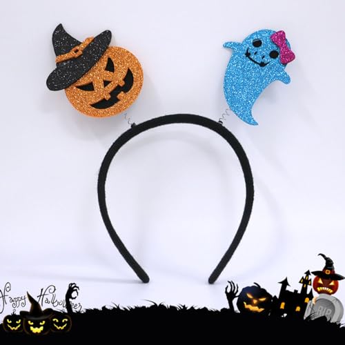 Mzshne Halloween-Haarband, Fledermaus, Geist, Spinne, Totenkopf, Halloween-Element, Stirnbänder für Halloween, Cosplay, Partygeschenke Mzshne Halloween-Haarband, Fledermaus, Geist, Spinne, Totenkopf, Halloween-Element, Stirnbänder für Halloween, Cosplay, Partygeschenke von Mzshne
