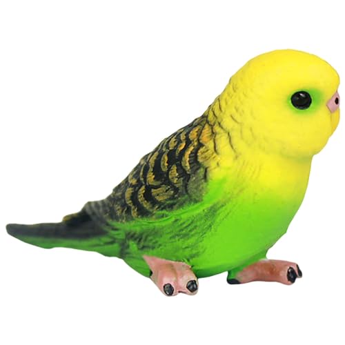 Mzshne Simulation Papagei Modell Kunststoff Papagei 3D Realistisches kleines Vogelspielzeug für tropische Tiere Baum Wanddekoration Mzshne Simulation Papagei Modell Kunststoff Papagei 3D Realistisches kleines Vogelspielzeug für tropische Tiere Baum Wanddekoration von Mzshne