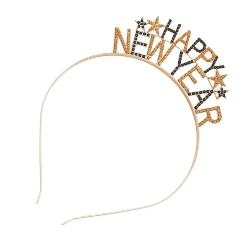 Mzshne Strass Silvester Haarbänder Heiligabend Kristall Kopfschmuck für Party Supplies Haarschmuck Geschenke Mzshne Strass Silvester Haarbänder Heiligabend Kristall Kopfschmuck für Party Supplies Haarschmuck Geschenke von Mzshne