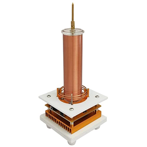 Music Tesla Coil Arc Plasma Loudspeaker, Wireless Transmission Experiment Desktop Toy Model YS15 Novel Gift for Men Dad Boys Friends von N+C