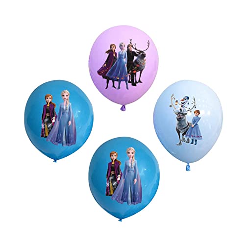 24pcs Frozen Princess Balloon XINBOHUI - Balloons Frozen Helium Balloon Decoration Theme Party Decorations for Girls Women Birthday Baby Shower Party Background von N\A