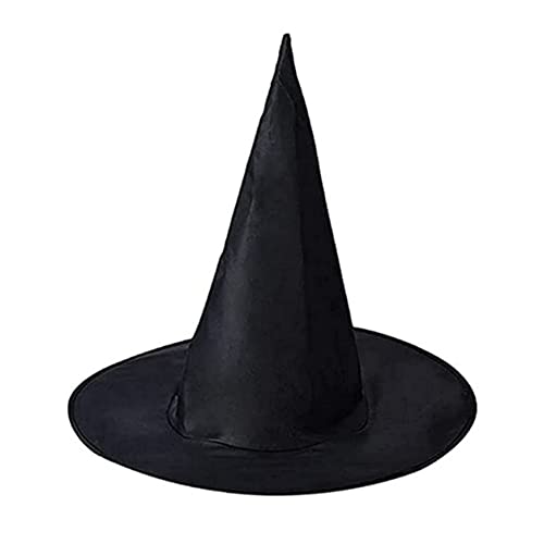 NA Halloween Witch Hat,Halloween Party Black Witch Hat,Carnival Cosplay Masquerade Halloween Party Decorations, 12.5*13.7inch von N\A