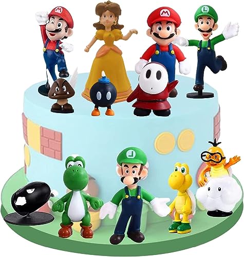 NA Mario Tortendeko 12 Stück,Super Mario Tortendeko,Super Mario Kuchen Deko,Cake Topper Super Mario,Mario Kuchen Dekoration,Mario Figuren Set für Burtstag Deko,Kinder Geburtstag Party NA Mario Tortendeko 12 Stück,Super Mario Tortendeko,Super Mario Kuchen Deko,Cake Topper Super Mario,Mario Kuchen Dekoration,Mario Figuren Set für Burtstag Deko,Kinder Geburtstag Party von N\\A