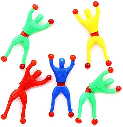 NC 20 Stück Fenster-Krawler für Männer, Neuheit klebriges Kletterspielzeug Spiderman Spielzeug für Kinder und Erwachsene von N\C