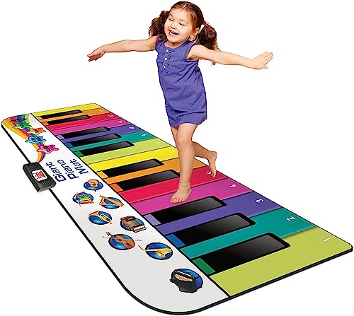 N-Gear Riesen Klaviermatte XXL : Tanzmatte Musikmatte Kids Piano und Musikbox Kinder in einem - Jungen & Mädchen Kinderspielzeug ab 4 Jahre - für drinnen & draußen, 10 eingebaute Lieder, 8 Instrumente N-Gear Riesen Klaviermatte XXL : Tanzmatte Musikmatte Kids Piano und Musikbox Kinder in einem - Jungen & Mädchen Kinderspielzeug ab 4 Jahre - für drinnen & draußen, 10 eingebaute Lieder, 8 Instrumente von N-Gear