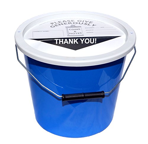 Charity Sammel-Eimer 5.7 Liter - Hell Blau von N & P Thermoplastics