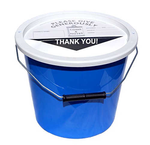 Charity Sammel-Eimer 5.7 Liter - Hell Blau von N & P Thermoplastics