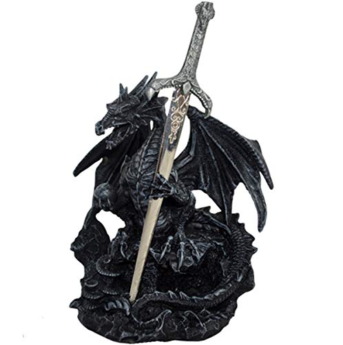 Dark Dreams Gothic Mittelalter Fantasy Brieföffner Drache Dragon Figur von N. N.
