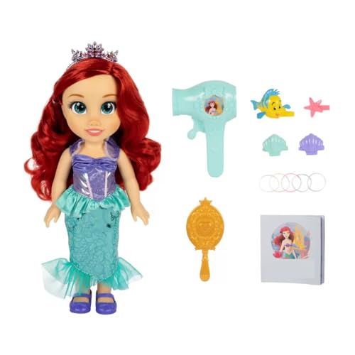 NAEM Disneey Princes Großes Puppen- und Haarspielset - Ariell von NAEM