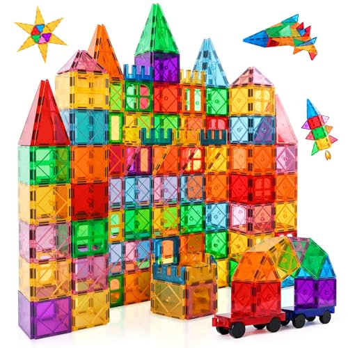 NAETANY Magnetische Blöcke für Kinder, 100 Stück Spielzeug Magnete für Kinder Lustig und Kreativ Magnetische Blöcke Montessori Spielzeug für Jungen im Alter von 3 4 5 6 7 8 Jahren Geburtstagsgeschenke NAETANY Magnetische Blöcke für Kinder, 100 Stück Spielzeug Magnete für Kinder Lustig und Kreativ Magnetische Blöcke Montessori Spielzeug für Jungen im Alter von 3 4 5 6 7 8 Jahren Geburtstagsgeschenke von NAETANY