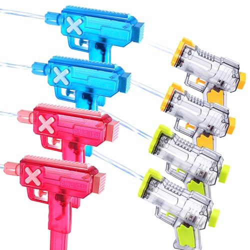 8 Pack Wasserpistolen für Kinder - Wasserpistolen Blaster Spielzeug für Jungen, Mädchen, Kleinkinder - Perfekte Sommer Outdoor Pool Strand Spaß, Geburtstagsgeschenke, und Haustier-Training 8 Pack Wasserpistolen für Kinder - Wasserpistolen Blaster Spielzeug für Jungen, Mädchen, Kleinkinder - Perfekte Sommer Outdoor Pool Strand Spaß, Geburtstagsgeschenke, und Haustier-Training von NAFONRU