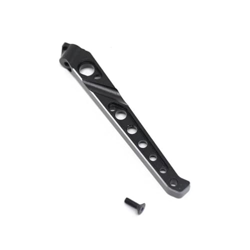 Für Arrma 1/8 6s Für Kraton Für Typhon Für Talion Für Senton Für Outcast Für Notorious Metall-Chassisstrebe Vorne Und Hinten RC-Auto-Upgrade-Teile RC Autozubehör(Black,Rear2) von NAFRECX
