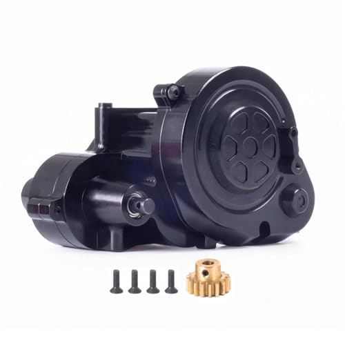 Für Axial Für RBX10 Für Ryft 1/10 Komplettes Metallgetriebe Getriebe Mit Zahnrad RC Crawler Car Upgrade Teile Mit 17T Ritzel Messing RC Autozubehör von NAFRECX
