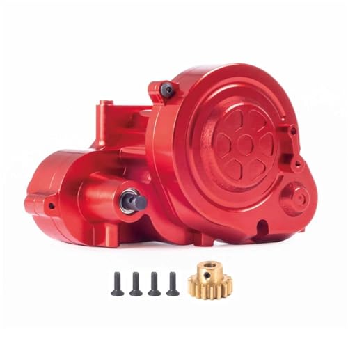 Für Axial Für RBX10 Für Ryft 1/10 Komplettes Metallgetriebe Getriebe Mit Zahnrad RC Crawler Car Upgrade Teile Mit 17T Ritzel Messing RC Autozubehör von NAFRECX