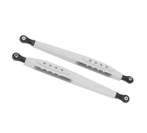 Für Axial Für RBX10 Für Ryft 1/10 RC Crawler Upgrade Teile Metall Hinten Längslenker Schaukel Linkage Link Stange Zugstange Auto Zubehör RC Autozubehör(Silver) von NAFRECX