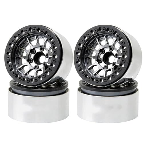 Für Axial Für SCX10 RR10 Für Wraith Für TRX4 Für TRX-6 Negativer Offset Aluminium 1,9 Zoll Felgenmodifikation 1/10 RC Crawler Autoteile 4 STÜCKE RC Autozubehör von NAFRECX