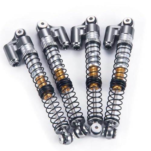 Für Axial Für SCX24 Für Deadbolt Für Gladiator Für Bronco Für Wrangler C10 1/24 53mm Metall Stoßdämpfer Dämpfer RC Crawler Auto Teile RC Autozubehör von NAFRECX