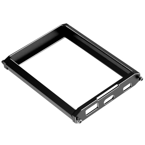 Für Flysky Für Noble NB4 / NB4 Pro Metall Sender Schutz Rahmen Tragegriff YA-0711 Fernbedienung Upgrade Teile Auto Zubehör RC Autozubehör(Black,Lower) von NAFRECX