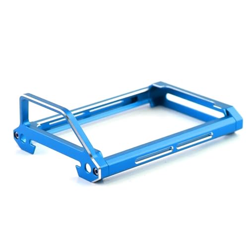 Für Flysky Für Noble NB4 / NB4 Pro Metall Sender Schutz Rahmen Tragegriff YA-0711 Fernbedienung Upgrade Teile Auto Zubehör RC Autozubehör(Blue,Upper) von NAFRECX