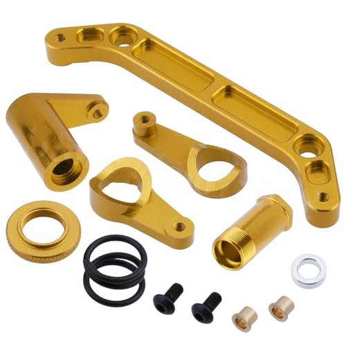 Für JLB Für Racing Für Cheetah 1/10 Bürstenloses RC-Auto Für Monster Truck Upgrade-Teile Lenkservo-Saver Komplettset Dekoration EA1009 EA1011 RC Autozubehör(6869) von NAFRECX