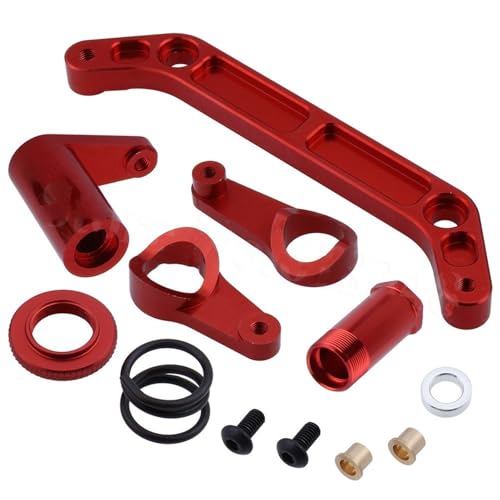 Für JLB Für Racing Für Cheetah 1/10 Bürstenloses RC-Auto Für Monster Truck Upgrade-Teile Lenkservo-Saver Komplettset Dekoration EA1009 EA1011 RC Autozubehör(6870) von NAFRECX