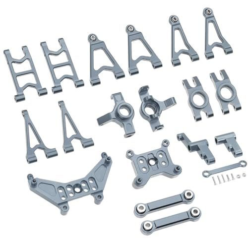 Für MJX Für Hyper Für Go 14303 14302 14301 1/14 Metall-Stoßdämpferhalterungen/Lenkbecher/vorne Hinten Oberer Niedriger Schwingarm RC-Upgrade-Teile RC Autozubehör von NAFRECX