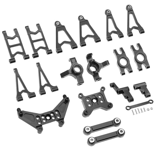 Für MJX Für Hyper Für Go 14303 14302 14301 1/14 Metall-Stoßdämpferhalterungen/Lenkbecher/vorne Hinten Oberer Niedriger Schwingarm RC-Upgrade-Teile RC Autozubehör von NAFRECX