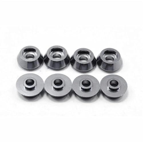 Für MN D90 Für MN99S Für WPL C14 C24 B14 B24 B16 B36 8 Stück Metallschrauben Unterlegscheiben Schrauben Dichtungen Modifikation Autozubehör RC Upgrade Teile RC Autozubehör(Gray) von NAFRECX