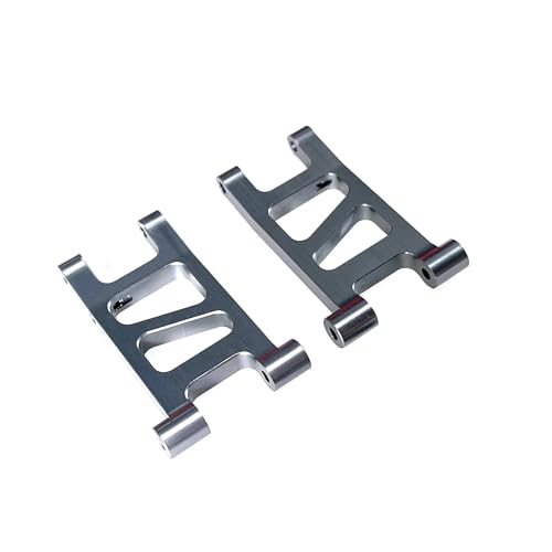 Für Mjx Für Hyper Für Go 14301 14302 14303 1/14 Fernbedienung Auto Geändert Zubehör Teile Verbesserte Ersatz Metall Hinten Unten Schwinge RC Autozubehör(Gray) von NAFRECX