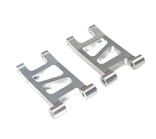 Für Mjx Für Hyper Für Go 14301 14302 14303 1/14 Fernbedienung Auto Geändert Zubehör Teile Verbesserte Ersatz Metall Hinten Unten Schwinge RC Autozubehör(Silver) von NAFRECX