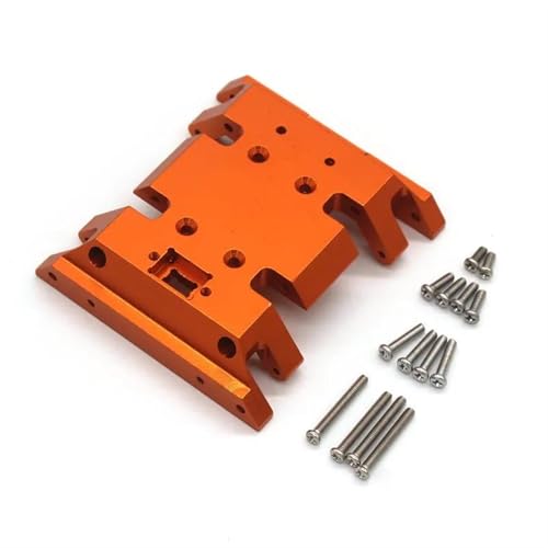 Für Mn128 MN86S Für Babos G500 RC Fernbedienung Auto Metall PO Zubehör Welle Box Basis Platte Ersatz RC Auto Teile RC Autozubehör(Orange) von NAFRECX