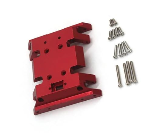 Für Mn128 MN86S Für Babos G500 RC Fernbedienung Auto Metall PO Zubehör Welle Box Basis Platte Ersatz RC Auto Teile RC Autozubehör(Red) von NAFRECX