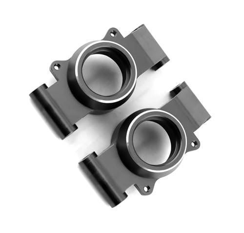 Für Traxxas Für Xmaxx 6S 8S 1/5 Für Monster Truck RC Auto Upgrade Teile Metall Hinten Achsschenkel Hub Carrier Ersatz Zubehör RC Autozubehör(Black) von NAFRECX
