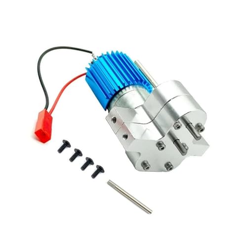 Für WPL B24 B36 B14 B16 C14 C24 C24-1 C34 C44 Für MN D90 D99 D91 D96 MN99S MN98 370 Motor Getriebe Getriebe Box RC Auto Upgrades Teile Zubehör RC Autozubehör(Silver) von NAFRECX