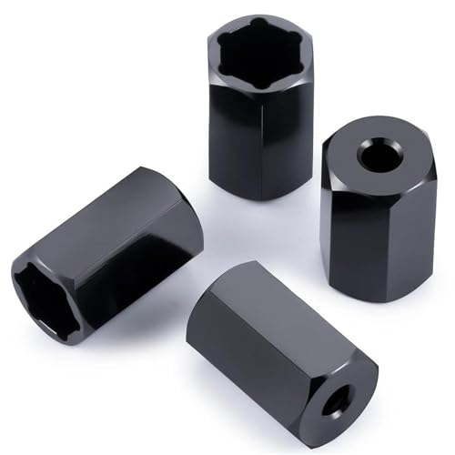 Für WPL D12 1/10 Für SCX24 Aluminiumlegierung 5 Mm Bis 7 Mm Sechskant-Radnabenadapter Umrüsträder RC-Autoteile Ersatzzubehör RC Autozubehör von NAFRECX