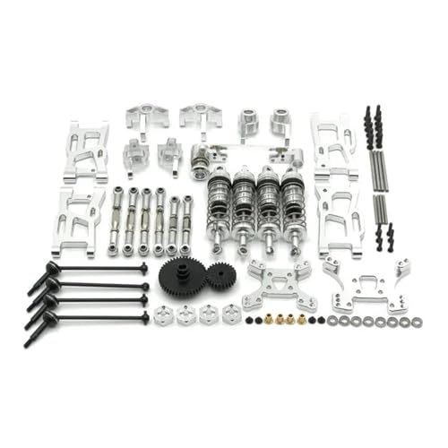 Für Wltoys 124019 144010 144001 144002 124017 Metall-Upgrade-Teile Änderungssätze Schwingen-Stoßdämpfersatz RC-Autozubehör RC Autozubehör von NAFRECX