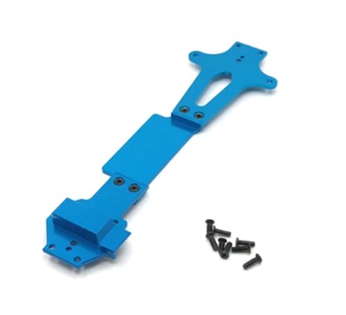 Für Wltoys 144010 144001 144002 1/14 Metall Upgrade Refit Zweite Bodenplatte RC Auto Teile Änderung Dekoration Auto Zubehör RC Autozubehör(Blue) von NAFRECX