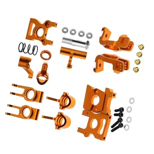 Für ZD Für Racing Für DBX-07 DBX07 EX07 1/7 Metallzubehörsatz Lenkbecher Lenkbaugruppe Motorhalterung Ersatz RC Auto Upgrade Teile RC Autozubehör von NAFRECX