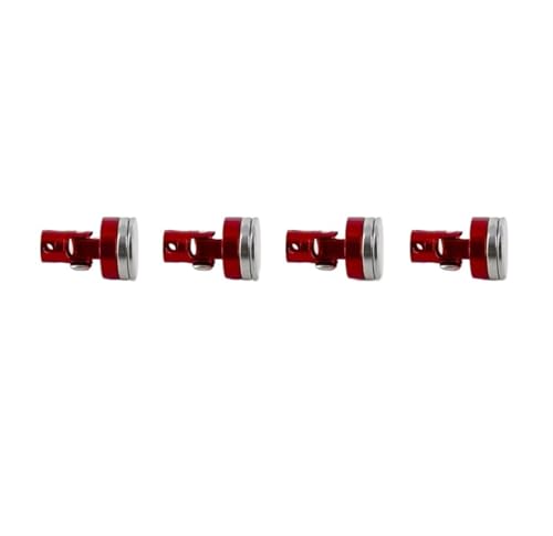 Kompatibel Mit Axial Scx10 Upgrades Teile Metall Magnetische Stealth Unsichtbare Karosseriepfostenhalterung Kontaktschalensäulenclips RC-Autozubehör RC Auto Ersatzteile(Red) von NAFRECX