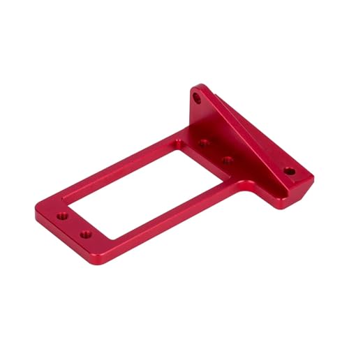 Kompatibel Mit Capra F9 Offset-Achse Für Chassis-Upgrade-Teile. 1 Stück Aluminiumlegierung BTA-Servohalterung Mit Niedrigem Schwerpunkt, 1/10 RC-Auto RC Auto Ersatzteile(Red) von NAFRECX