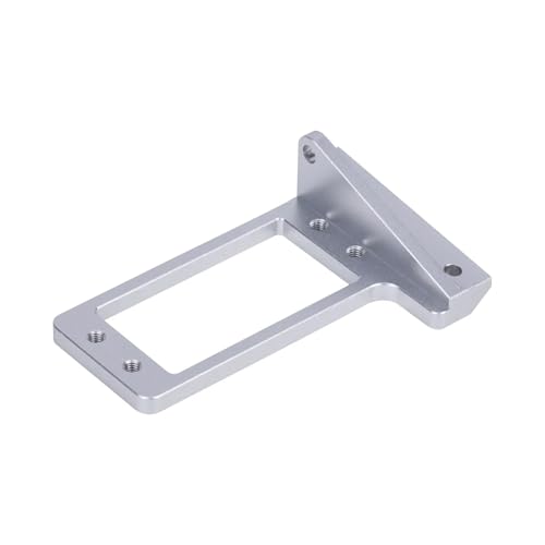 Kompatibel Mit Capra F9 Offset-Achse Für Chassis-Upgrade-Teile. 1 Stück Aluminiumlegierung BTA-Servohalterung Mit Niedrigem Schwerpunkt, 1/10 RC-Auto RC Auto Ersatzteile(Silver) von NAFRECX