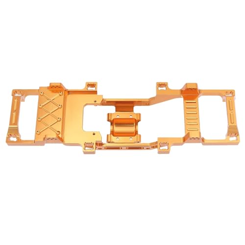 Kompatibel Mit FMS Für FCX24 Für Xiaoqi 1/24 RC Auto Teile Zubehör Metall Upgrade Umrüstung CNC Prozess Für Chassis Rahmen RC Auto Ersatzteile(Yellow) von NAFRECX