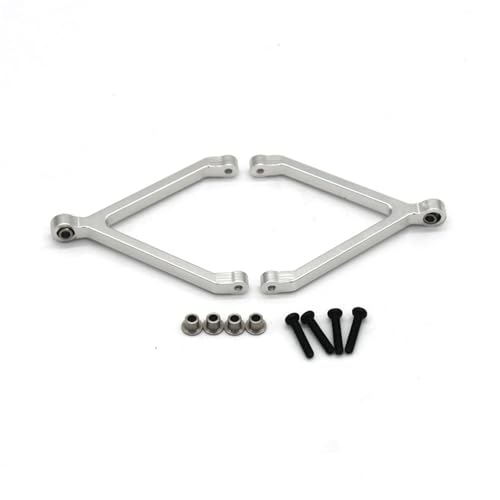 Kompatibel Mit FMS Für Fcx24 Für Xiaoqi 1/24 Fernbedienung Auto Metall Upgrade Zubehör Oberen Zugstange Oberen Für Schaukel Arm RC Auto Ersatzteile(Silver) von NAFRECX