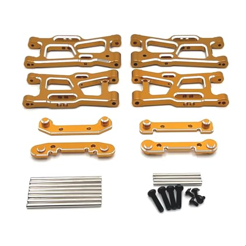 Kompatibel Mit JJRC C8803 Für WLtoys Für Corolla 1/14 1/12 RC Autozubehör Metall-Upgrade Für Schwingarm Für Schwingarmbefestigungsteile RC Auto Ersatzteile(Yellow) von NAFRECX