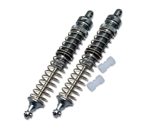 Kompatibel Mit LOSI Für LMT 4WD Für Monster Truck 1/8 RC Auto Metall-Upgrade-Teile 130 Mm Vorne Hinten Für Universal-Stoßdämpfer LOS243013 RC Auto Ersatzteile(Gray) von NAFRECX