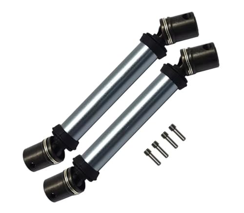 Kompatibel Mit LOSI Für LMT 4WD Für Monster Truck Vollachse 1/8 Rc Auto Metall Center Slider CVD Antriebswelle Getriebewelle RC Auto Ersatzteile(Gray) von NAFRECX