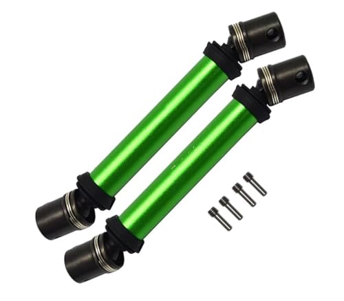 Kompatibel Mit LOSI Für LMT 4WD Für Monster Truck Vollachse 1/8 Rc Auto Metall Center Slider CVD Antriebswelle Getriebewelle RC Auto Ersatzteile(Green) von NAFRECX