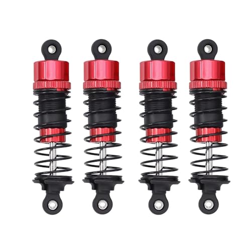 Kompatibel Mit MJX Für Hyper Für Go 14210 14209 1/14 RC Auto Metall Stoßdämpfer Vorne Hinten Hydraulische Stoßdämpfer Teile 14510B 14500B RC Auto Ersatzteile(for 14209) von NAFRECX