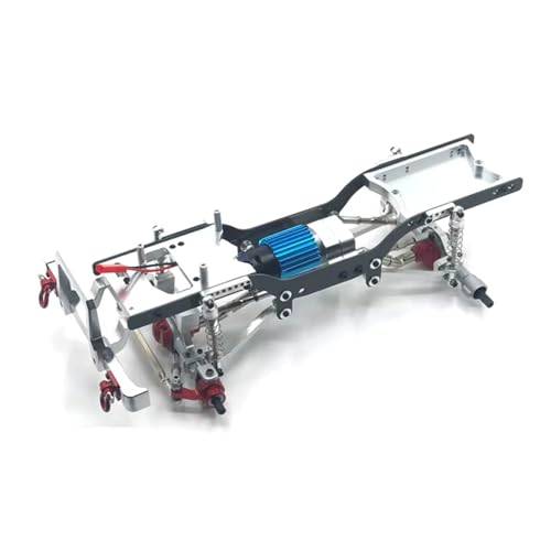Kompatibel Mit MN D90 D91 D96 Für MN98 99S 1/12 RC Autoteile Zubehör Metall Upgrade Modifizierter Rahmen RC Auto Ersatzteile(Silver) von NAFRECX