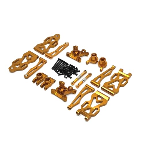 Kompatibel Mit SCY Für JJRC C8805 1/16 RC Auto Teile Ersatz Zubehör Metall Upgrade Und Modifikation Kit RC Auto Ersatzteile(Yellow) von NAFRECX